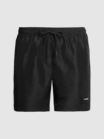 Calvin Klein Fürdőruha HU561526 | Calvin Klein Core Solids Medium Drawstring Férfi Úszónadrág Fekete
